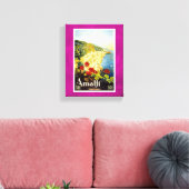 アマルフィ海岸，イタリア キャンバスプリント (インサイチュ (リビング))