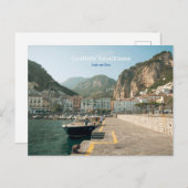 アマルフィ海岸，イタリア シーズンポストカード (正面/裏面)
