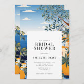 アマルフィ海岸 イタリア ブライダルシャワー 招待状 (正面/裏面)