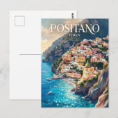 アマルフィ海岸 イタリア ポストカード (正面/裏面)