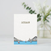 アマルフィ海岸 イタリア 旅行 ポストカード (スタンド正面)