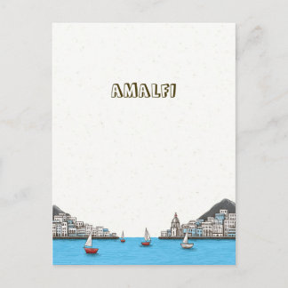 アマルフィ海岸 イタリア 旅行 ポストカード