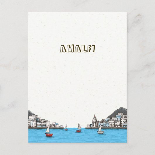 アマルフィ海岸 イタリア 旅行 ポストカード (正面)