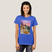 アマルフィ海岸，イタリア Tシャツ (正面フル)