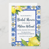 アマルフィ海岸 ウェディングシャワー 招待状 (正面/裏面)