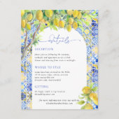 アマルフィ海岸 |タイル地中海のゲスト詳細 エンクロージャーカード (正面)