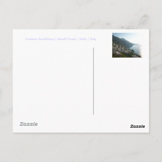 アマルフィ海岸 ポストカード (裏面)