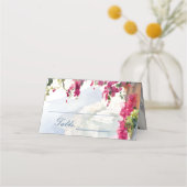 アマルフィ海岸 メディテラニアン イタリアン ブライダル シャワー プレイスカード (正面)