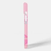 アマルフィ海岸、旅行アート、ピンク Case-Mate iPhoneケース (裏面 / 左)