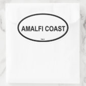 アマルフィ海岸 楕円形シール (バッグ)