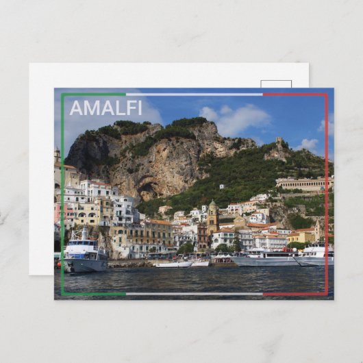 アマルフィ語 – イタリア ポストカード (正面/裏面)