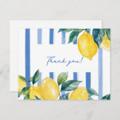 アマルフィ イタリアのレモン 感謝カード (正面/裏面)