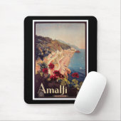 アマルフィ、イタリアのヴィンテージ旅行ポスター マウスパッド (マウス)