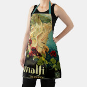 アマルフィ イタリアン コースト、ヴィンテージ トラベル ポスター イタリア エプロン (インサイチュ)