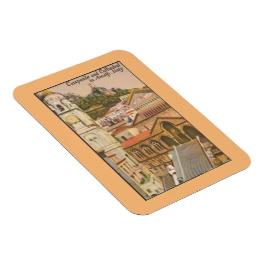 アマルフィ、イタリアヴィンテージカンパニールとカテドラルマグン マグネット (右側)