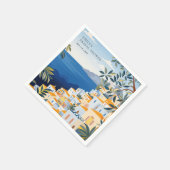 アマルフィ・コースト イタリア ブライダルシャワー スタンダードカクテルナプキン (角)