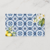 アマルフィ・コースト　地中海　レモン　タイル　詳細 エンクロージャーカード (裏面)