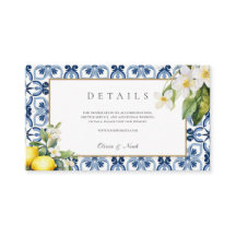 アマルフィ・コースト　地中海　レモン　タイル　詳細