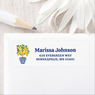 アマルフィ・シノワズリ・ジンジャージェーム・レモンブランチ ラベル