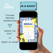 アマルフィ タイル レモン メディテレーニアンブライダル ブランシュ 招待状