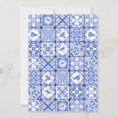 アマルフィ タイル レモン メディテレーニア ブライダル ブランチ 招待状 (裏面)