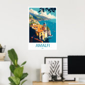 アマルフィ・ナショナル・スキー・パーク ビンテージ ポスター 旅行 (ホームオフィス)
