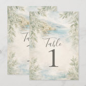 アマルフィ・リヴェリエ メディテラニアン・コースト テーブルナンバー (正面/裏面)