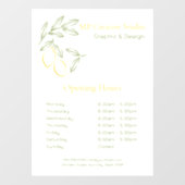 アマルフィ レモン シック ウィンドウサイン (シート)