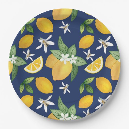 アマルフィ レモン ペーパー プレート (正面)