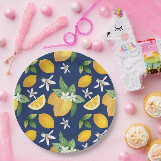 アマルフィ レモン 紙皿 (パーティー)