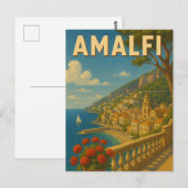 アマルフィItalyはがき ポストカード (正面/裏面)