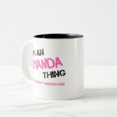 アマンダが理解できないノベルティ ツートーンマグカップ (正面左)