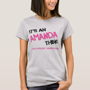 アマンダが理解できないノベルティ Tシャツ