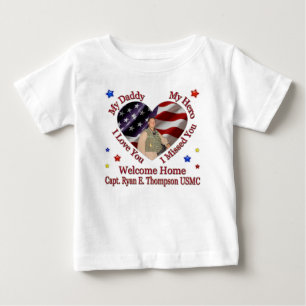 アマンダのカスタマイズホームカミング ベビーTシャツ