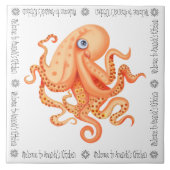 アマンダのキッチンカワイオレンジタコへようこそ タイル (正面)