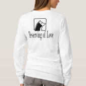 アマンダの基礎フード付きのShiのための公式のロゴ Tシャツ (裏面)