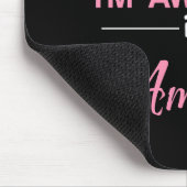 アマンダもちろん私の名素晴らし前だ マウスパッド (コーナー)