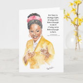 アマンダゴーマングリーティングカード カード (黄色い花)