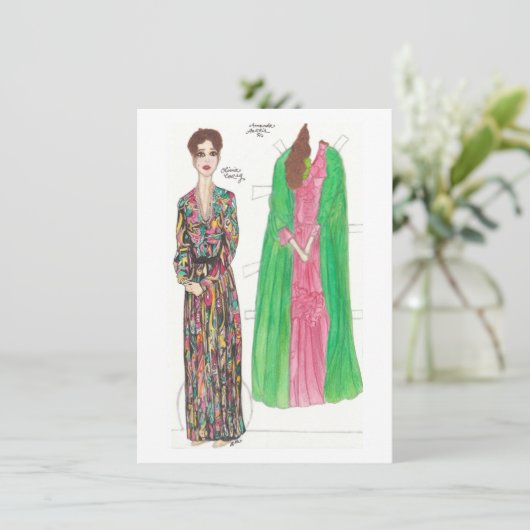 アマンダ紙人形 カード (スタンド正面)