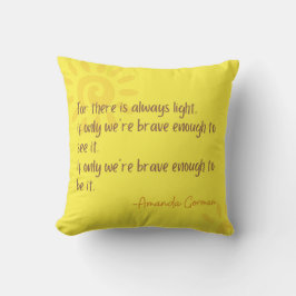 アマンダ・ゴルマン感動的の就任式の言葉 クッション