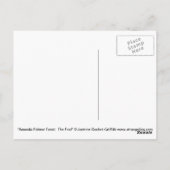 「アマンダ・パーマータロット:ザ・フール」ポストカード ポストカード (裏面)