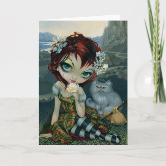 "アマンダPalmerのタロット:  愚か者の"挨拶状 カード (正面)