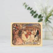 アマントアルフォンスミュシャ ポストカード (スタンド正面)