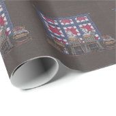 アマン派に女性のキルトにすること ラッピングペーパー (ロールコーナー)