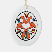 アマン派のスタイルのクリスマスのオーナメント セラミックオーナメント (右)