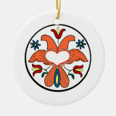 アマン派のスタイルのクリスマスのオーナメント セラミックオーナメント (正面)