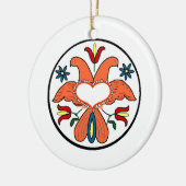 アマン派のスタイルのクリスマスのオーナメント セラミックオーナメント (左)