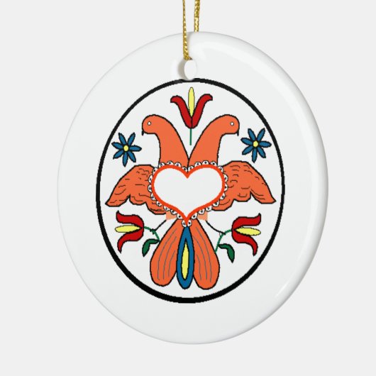 アマン派のスタイルのクリスマスのオーナメント セラミックオーナメント (左)