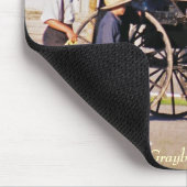 アマン派のローディングの乳母車 マウスパッド (コーナー)