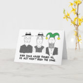 アマン派の回転40挨拶状時 カード (黄色い花)